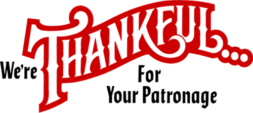 Thankful for your patronage picture
